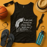 Theatre Nerd Not Bound To Please Thee Gift Shakespeare Tank Top