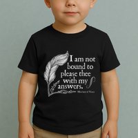 Theatre Nerd Not Bound To Please Thee Gift Shakespeare Toddler T-Shirt