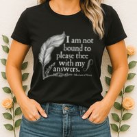 Theatre Nerd Not Bound To Please Thee Gift Shakespeare Womens T-Shirt