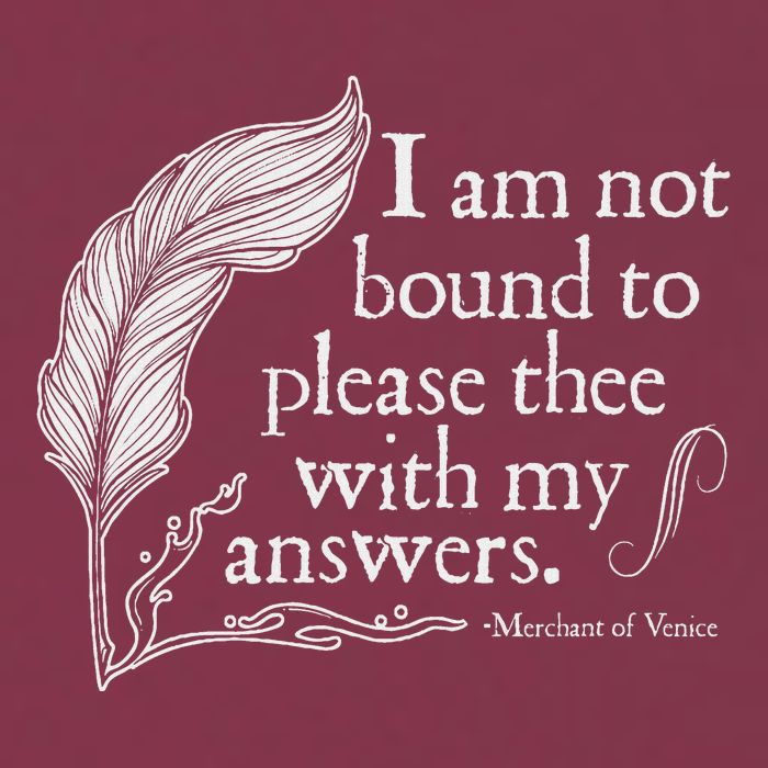 Theatre Nerd Not Bound To Please Thee Gift Shakespeare 16oz Travel Tumbler