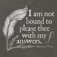 Theatre Nerd Not Bound To Please Thee Gift Shakespeare Cotton Canvas Backpack