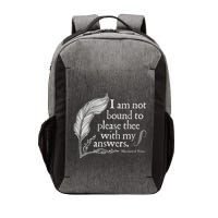 Theatre Nerd Not Bound To Please Thee Gift Shakespeare Vector Backpack