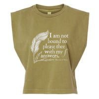 Theatre Nerd Not Bound To Please Thee Gift Shakespeare Garment-Dyed Women's Muscle Tee