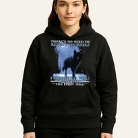 There's No Need To Repeat Yourself I Ignored Funny Wolf Hoodie