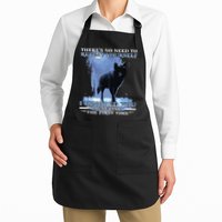 There's No Need To Repeat Yourself I Ignored Funny Wolf Apron