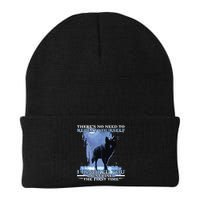 There's No Need To Repeat Yourself I Ignored Funny Wolf Beanie