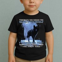 There's No Need To Repeat Yourself I Ignored Funny Wolf Toddler T-Shirt