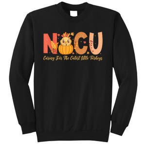 Thanksgiving Nicu Nurse Caring For The Cutest Little Turkey Sweatshirt