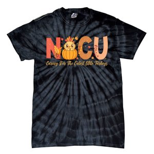 Thanksgiving Nicu Nurse Caring For The Cutest Little Turkey Tie-Dye T-Shirt