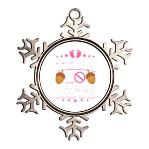 Team No Nuts Gender Reveal Funny Gift Metallic Star Ornament