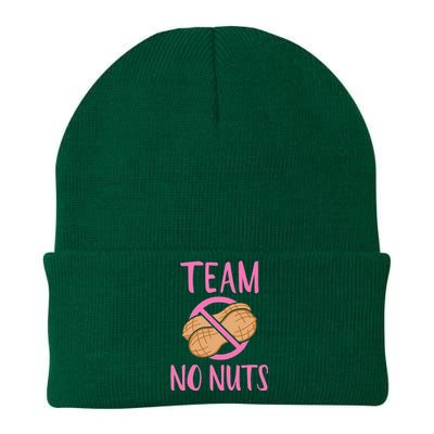 Team No Nuts Girl Gender Reveal Party Knit Cap Winter Beanie