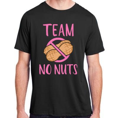 Team No Nuts Girl Gender Reveal Party Adult ChromaSoft Performance T-Shirt