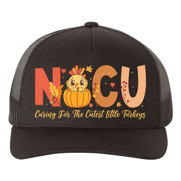 Thanksgiving Nicu Nurse Caring For The Cutest Little Turkey Yupoong Adult 5-Panel Trucker Hat