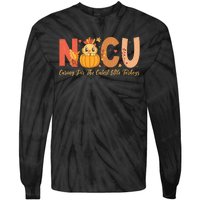 Thanksgiving Nicu Nurse Caring For The Cutest Little Turkey Tie-Dye Long Sleeve Shirt