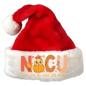 Thanksgiving Nicu Nurse Caring For The Cutest Little Turkey Premium Christmas Santa Hat