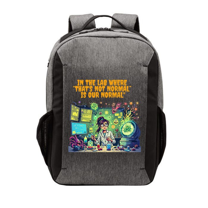Thats Not Normal Is Our Normal  Funny Lab Science Design Vector Backpack