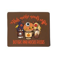 This Nurse Needs Coffee Funny Halloween Graphic Plus Size Mousepad