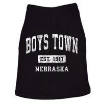 Town Nebraska Ne Vintage Athletic Sports Design Doggie Tank