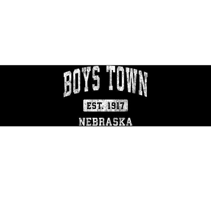 Town Nebraska Ne Vintage Athletic Sports Design Bumper Sticker