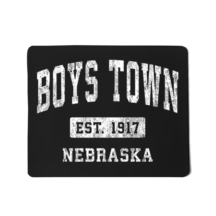 Town Nebraska Ne Vintage Athletic Sports Design Mousepad