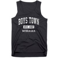 Town Nebraska Ne Vintage Athletic Sports Design Tank Top