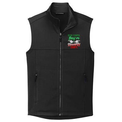 The Naughty Ones Funny Christmas Dear Santa Cute Gift Collective Smooth Fleece Vest