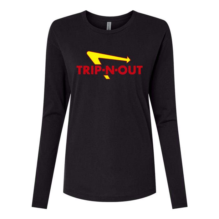 Trip N Out Funny Saying Sarcastic Novelty Humor Cool Womens Cotton Relaxed Long Sleeve T-Shirt