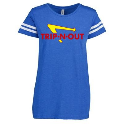 Trip N Out Funny Saying Sarcastic Novelty Humor Cool Enza Ladies Jersey Football T-Shirt