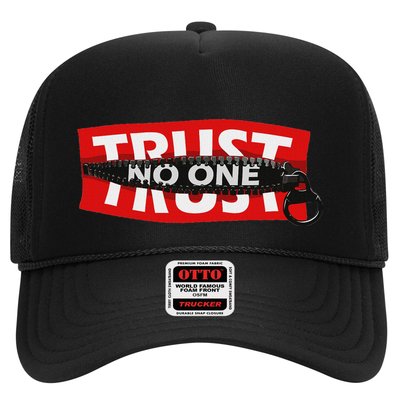 Trust No One Graphic S Cool Motivational Quotes Graphic Trucker Hat