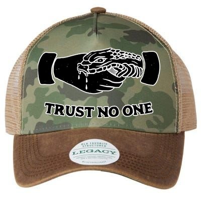 Trust No One Shake Hands With A Snake Legacy Tie Dye Trucker Hat