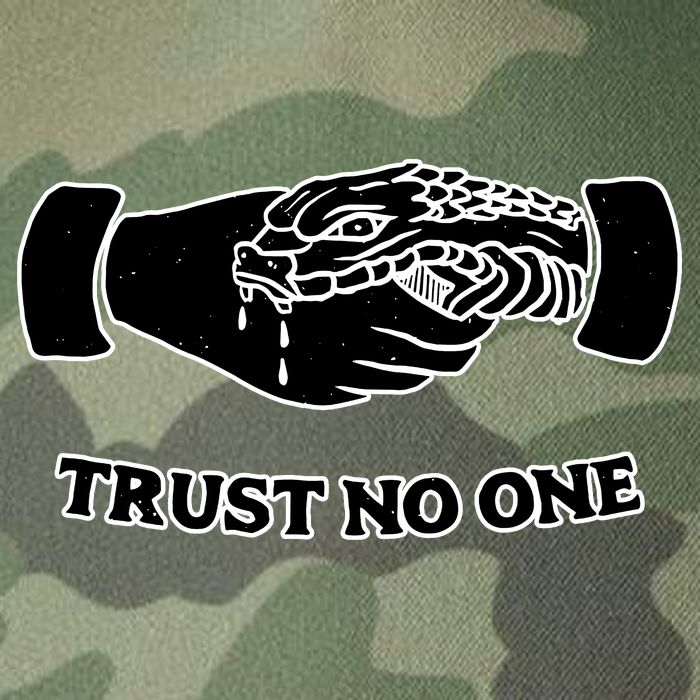 Trust No One Shake Hands With A Snake Legacy Tie Dye Trucker Hat
