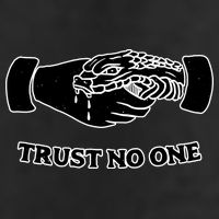Trust No One Shake Hands With A Snake Garment-Dyed Fleece Hoodie