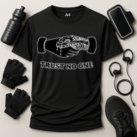 Trust No One Shake Hands With A Snake Performance Shirt