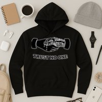 Trust No One Shake Hands With A Snake Hoodie