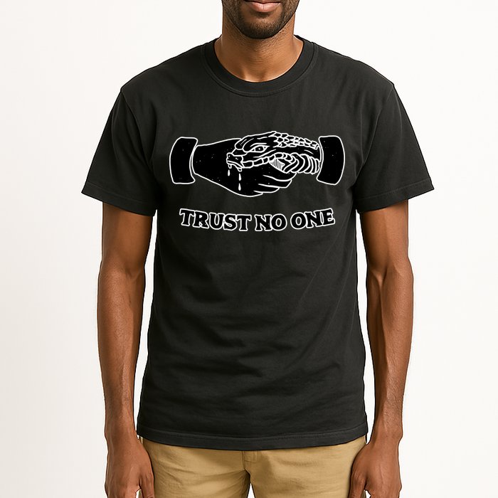 Trust No One Shake Hands With A Snake Tall T-Shirt