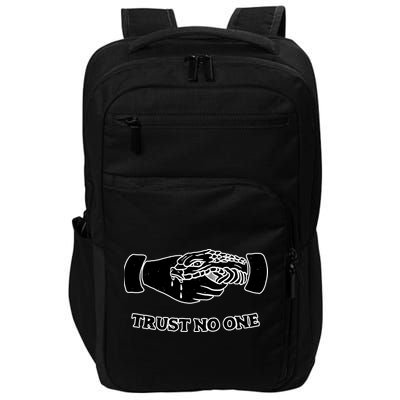 Trust No One Shake Hands With A Snake Impact Tech Backpack