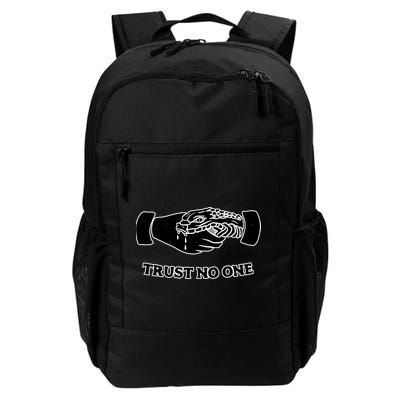 Trust No One Shake Hands With A Snake Backpack