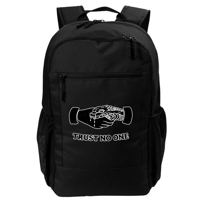 Trust No One Shake Hands With A Snake Backpack