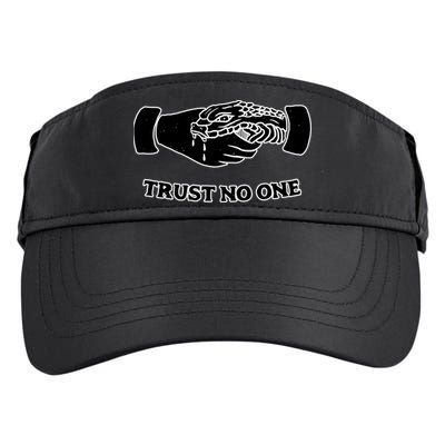 Trust No One Shake Hands With A Snake Adult Drive Performance Visor