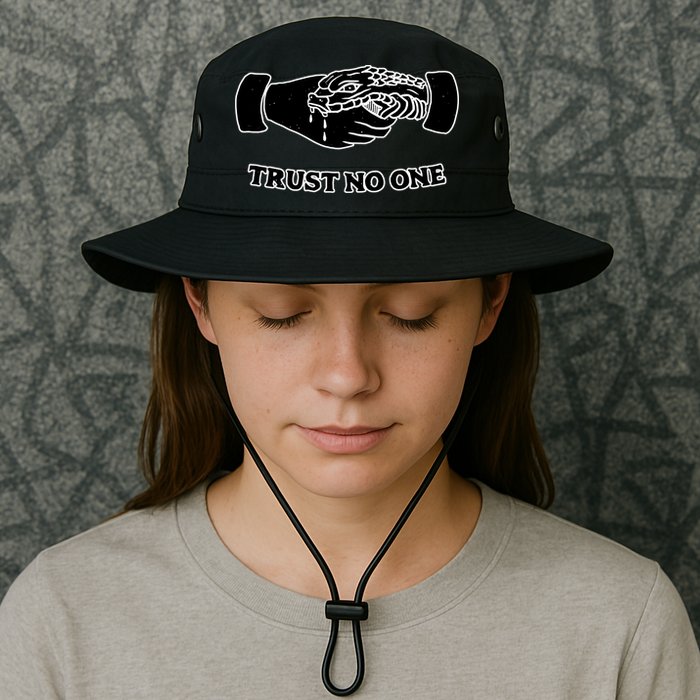 Trust No One Shake Hands With A Snake Bucket Hat