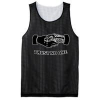 Trust No One Shake Hands With A Snake Mesh Reversible Basketball Jersey Tank