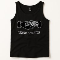 Trust No One Shake Hands With A Snake Tank Top