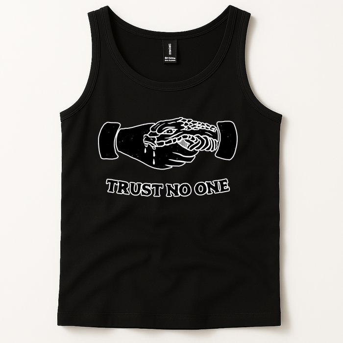 Trust No One Shake Hands With A Snake Tank Top