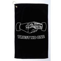 Trust No One Shake Hands With A Snake Golf Towel