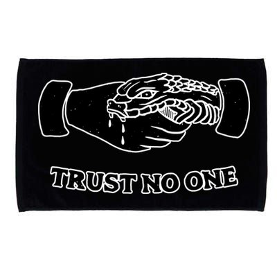 Trust No One Shake Hands With A Snake Microfiber Hand Towel