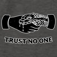 Trust No One Shake Hands With A Snake Vector Backpack