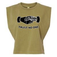Trust No One Shake Hands With A Snake Garment-Dyed Women's Muscle Tee