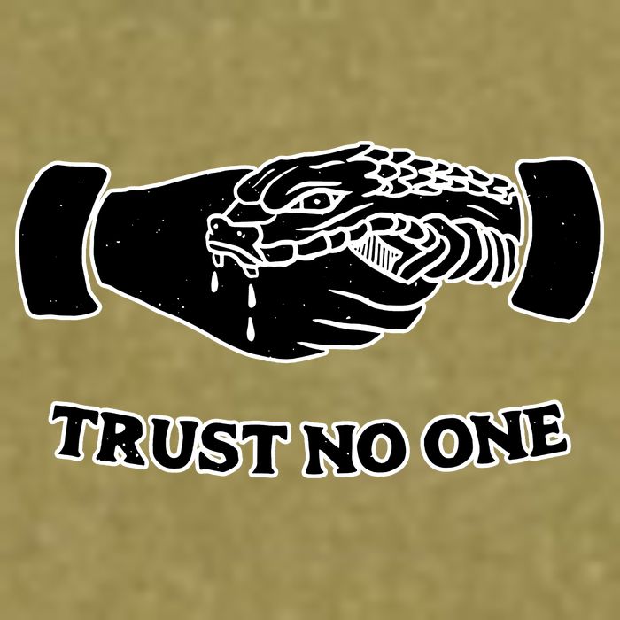 Trust No One Shake Hands With A Snake Garment-Dyed Women's Muscle Tee
