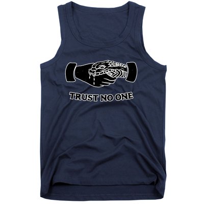 Trust No One Shake Hands With A Snake Tank Top