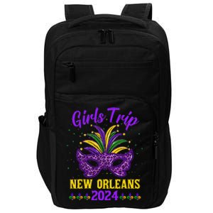 Trip New Orleans 2024 Mardi Gras Mask Friends Vacation Impact Tech Backpack